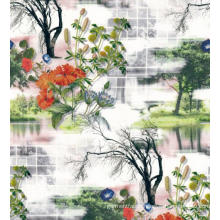 Beautiful Design Digital Printed Woven Garment Fabric